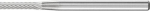 Kleinfrässtift HM,zylindrisch 0210 5 3mm,2x10mm - Pferd