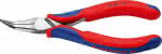 Flachrundzange Elektronik,gewinkelt 145mm,KNIPEX