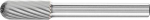Frässtift HM,Walzenrundform 0820,3 6mm 8x20mm - Pferd