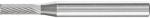 Frässtift HM zylindrisch,mit Stirnverzahnung 0413,5 6mm 4x13mm - Pferd