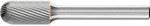 Frässtift HM,Walzenrundform 1020,5 6mm 10x20mm - Pferd