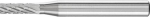 Frässtift HM zylindrisch,0413 3PLUS 6mm 4x13mm,Pferd