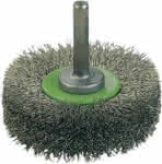 OSBORN Rundbürste,Edelstahl gewellt ø 80mm,Schaft 6mm