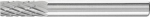 Frässtift HM zylindrisch,0616 3PLUS 6mm 6x16mm,Pferd