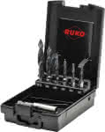 Kombi. Gewindebohrer-Set,HSS M3-M10 + Adapter,RUnaTEC - RUKO