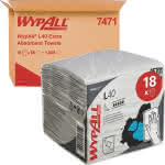 Wischtuch WYPALL L 40,7471 weiß,L305xB318mm - ,viertelgefaltet