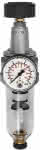 Filterdruckregeler,BR Standard, G1/4" DN6,,BG 1, PC-Behälter, 5µm, - 0,5-10bar, RIEGLER