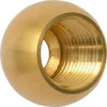 Messing-Kugeladapter,12mm mit NPT-Gewinde 1/8",LOC-LINE