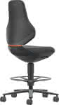 Bimos Arbeitsstuhl,Texon 4 anthrazit,Sitzhöhe 570-850 mm