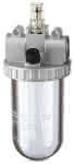Druckluftnebelöler,BR Standard, G3/8" DN6,,BG 1, PC-Behälter, - RIEGLER