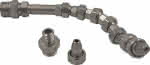 Kühlmittelschlauch-Set,V2A 1/8" Typ 0,Durchlassgröße 3,2mm - Gesamtlänge 110mm