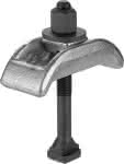 Spannpratze kurz,mit U-Stück füt Nut 20mm,M20x20x200mm - AMF