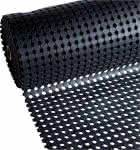 Wabenmatte kleine Löcher,SBR/NR, schwarz,kleine Löcher - 10mm, 1000x91,5cm