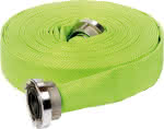 Feuerwehrschlauch,SYNTHETIC 3Z Reflex gelb,,DIN 14811 Klasse 1, B/75 - Storz LM-Kuppl 5m Pars