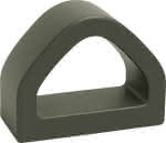 Fenderprofil,EPDM, schwarz,D-profil - 40x25mm, 5m