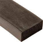 Vierkantprofil,EPDM, 25x25mm, 25 m
