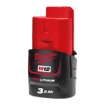 Milwaukee Powertools,M12™ 3,0-Ah-Akku,M12B3
