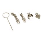 Milwaukee Accessories,für Akku-Rohrreiniger M18FDCPF/M18FFSDC,Rohrreiniger Zubehörset 5-teilig