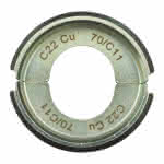 Milwaukee Accessories,C22 Cu70/C11,Presseinsatz für hydraulisches Akku-Presswerkzeug