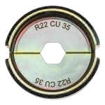Milwaukee Accessories,R22 Cu 35 für Standard Rohrkabelschuh,Presseinsatz für hydraulisches Akku-Presswerkzeug