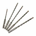 Milwaukee Accessories,5,5 x 110 mm, 5,5/6/7/8 x 160 mm,Hammerbohrer M2 SDS-Plus Set 5-teilig