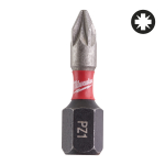 Milwaukee Accessories,PZ1 / 25 mm,Schrauberbit SHOCKWAVE (25er Pack)