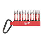 Milwaukee Accessories,10-teilig PH/PZ/TX,SHOCKWAVE Carabiner-Set 1