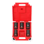 Milwaukee Accessories,5-teiliges Set,SHOCKWAVE Schlagnuss 1" lang