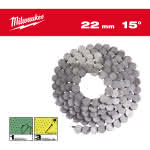 Milwaukee Accessories,3,05 x 22 mm Ringschaft feuerverzinkt, 15°,Coilnägel für M18FRCN45
