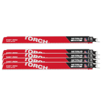 Milwaukee Accessories,300 x 3,2 mm (8 TPI),Säbelsägeblatt Metall THE TORCH NITRUS HM-bestückt