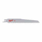 Milwaukee Accessories,150 x 4,2 mm (6 TPI), unlackiert,Säbelsägeblatt Holz - ideal für saubere Schnitte i