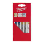 Milwaukee Accessories,5-teilig,Stichsägeblatt Set
