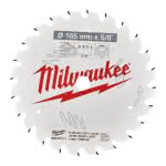 Milwaukee Accessories,165/15,87 mm Z24 Wechselzahn,Kreissägeblatt Holz für Akku-Handkreissägen