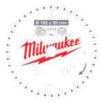 Milwaukee Accessories,165/20 mm Z40 Wechselzahn,Kreissägeblatt Holz für Akku-Handkreissägen