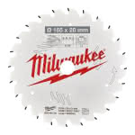 Milwaukee Accessories,165/20 mm Z24 Wechselzahn,Kreissägeblatt Holz für Handkreissägen