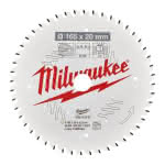 Milwaukee Accessories,165/20 mm Z48 Wechselzahn,Kreissägeblatt Holz für Handkreissägen