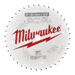 Milwaukee Accessories,184/15,87 mm 40 Wechselzahn,Kreissägeblatt Holz für Handkreissägen