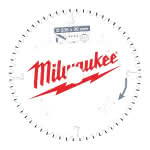 Milwaukee Accessories,235/30 mm Z60 Flachtrapezzahn negativ,Kreissägeblatt Holz für Handkreissägen