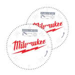 Milwaukee Accessories,254/30 mm Z60 Wechselzahn negativ u. 254/30 mm Z80,Sägeblatt für Akku-Kapp- und Gehrungssägen Doppelp