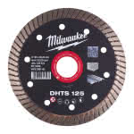 Milwaukee Accessories,Hart, dünn, geschlossen,Diamanttrennscheibe DHTS 125 mm
