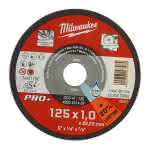 Milwaukee Accessories,200 x Trennscheibe 125 x 1 mm,Thekendisplay Metalltrennscheibe PRO+ INOX 125 mm
