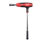 Milwaukee Handwerkzeuge,10 mm,T-Griff Steckschlüssel mit Softgrip-Auflage