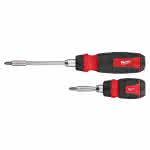Milwaukee Handwerkzeuge,14 in 1 und 8 in 1 Stubby,Multi-Bit Schraubendreher mit Ratschenfunktion Set