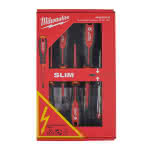 Milwaukee Handwerkzeuge,5-teiliges Set SL/PZ/Spannungsprüfer,Tri-Lobe Schrauberdreher, VDE geprüft