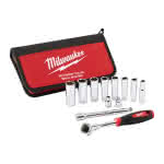 Milwaukee Handwerkzeuge,12-teilig,Ratschensatz 3/8"