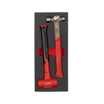 Milwaukee Handwerkzeuge,2-teilige Einlage für Werkstattwagen 78 cm,Englischer Schlosser- und Schonhammer Einlage