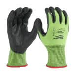 Milwaukee PSA,Größe 11 (XXL),Hi-Vis Schnittschutzhandschuhe Klasse 5/E