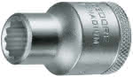 Steckschlüsseleinsatz 1/2" 12-kant 1/2W,Gedore BLAU