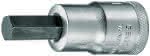 Schraubendrehereinsatz 1/2" Innen-6kt 3/16",Gedore BLAU