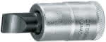 Schraubendrehereinsatz 1/2" Schlitz 8x1,2 mm,Gedore BLAU